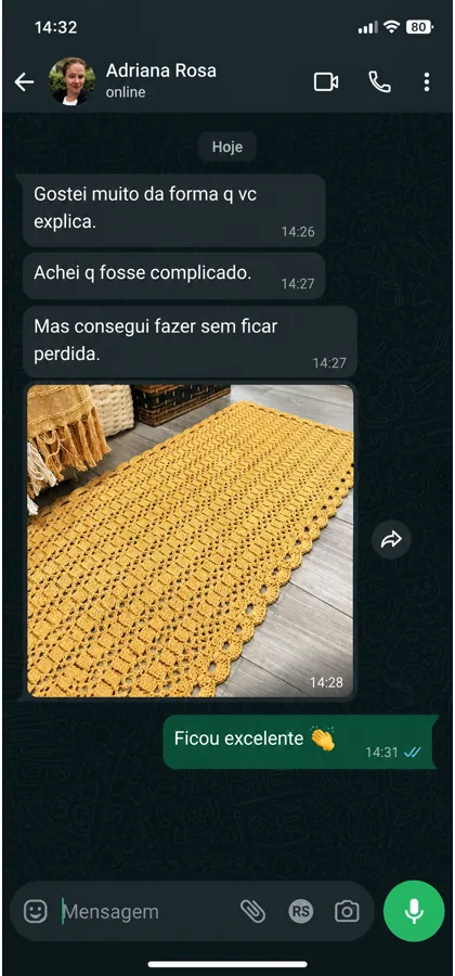 Depoimento de aluna 3