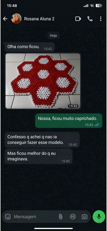 Depoimento de aluna 7